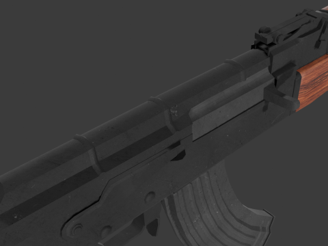 AK 47 3D-Modell