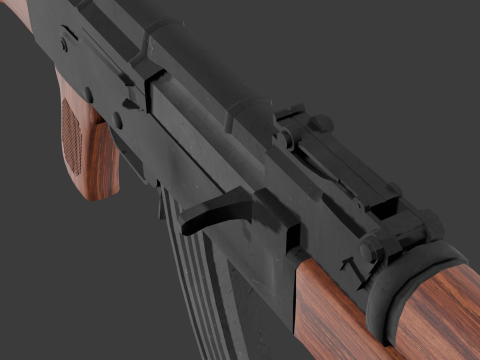 AK 47 3D-Modell
