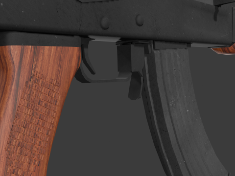 AK 47 3D-Modell