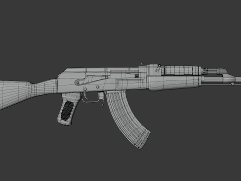 AK47 Modello 3D