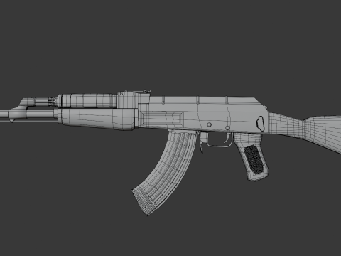 AK 47 3D-Modell