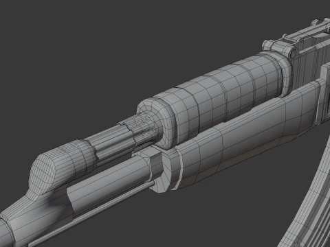 AK47 Modello 3D