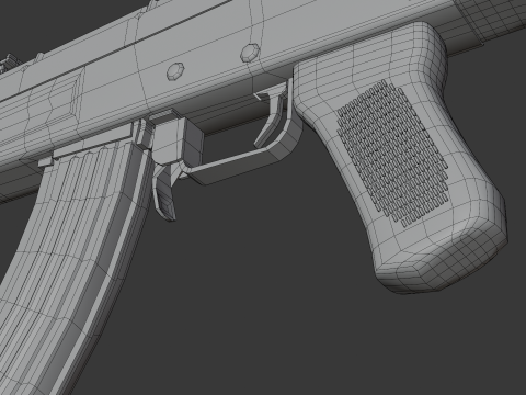 AK 47 3D-Modell
