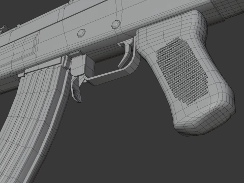 AK47 Modello 3D