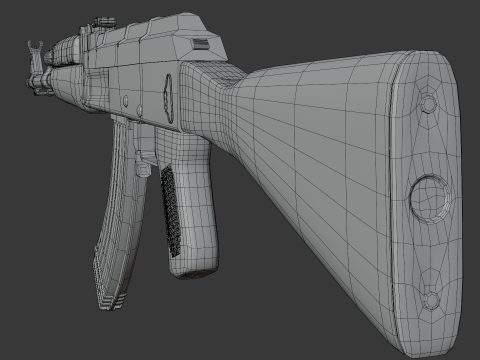 AK 47 3D-Modell