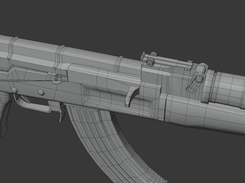 AK 47 3D-Modell