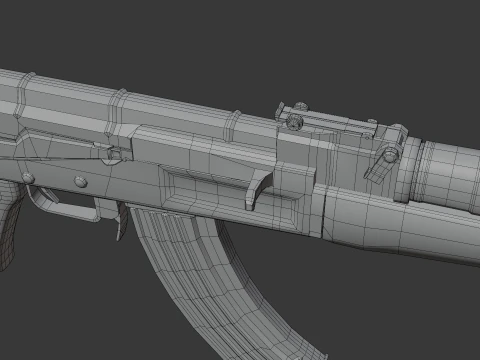 AK47 Modello 3D