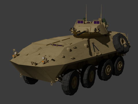 Lav-25 Desert Model 3D