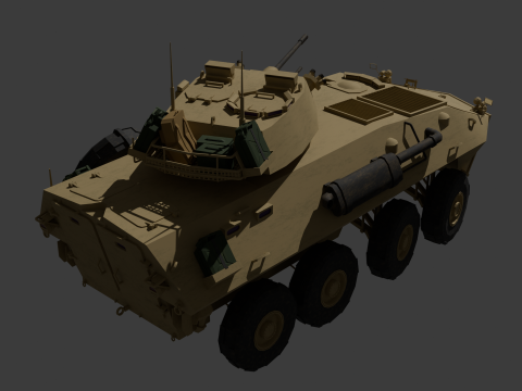 Lav-25 Desert Modèle 3D