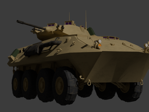 Lav-25 Desert Modèle 3D