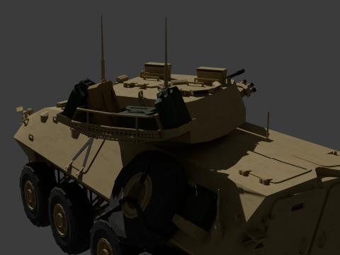 Lav-25 Desert Modèle 3D