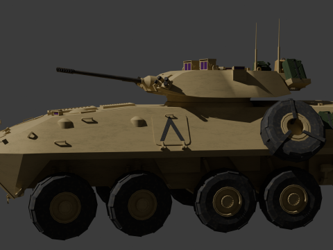 Lav-25 Desert Modèle 3D