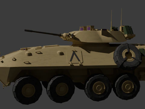 Lav-25 Desert 3D Model