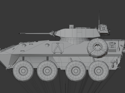 Lav-25 Desert Modèle 3D