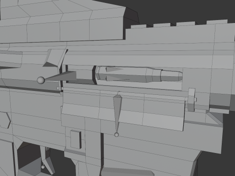 M4 Lowpoly 3D Модель