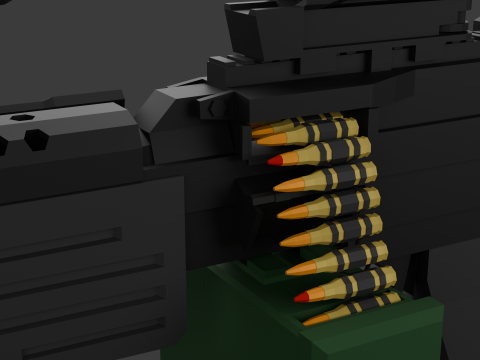 M249 Lowpoly 3D Модель