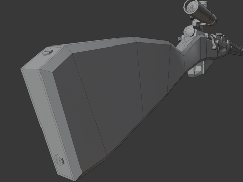 Mosin rifle Lowpoly 3D Модель