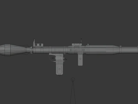 RPG-7 Lowpoly 3D Model