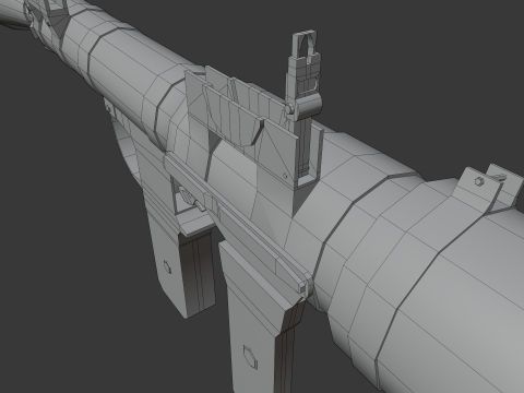 RPG-7 Lowpoly Modelo 3D
