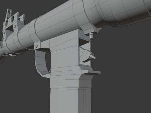 RPG-7 Lowpoly Modelo 3D