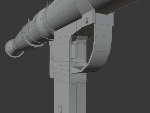 RPG-7 Lowpoly 3D Model