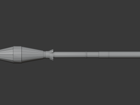 RPG-7 Lowpoly Modelo 3D