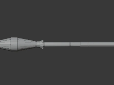 RPG-7 Lowpoly 3D Model