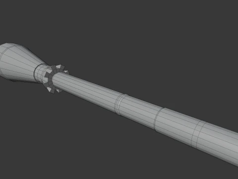 RPG-7 Lowpoly 3D Model