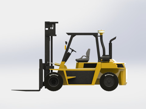 CAT FORKLIFT 3D 模型