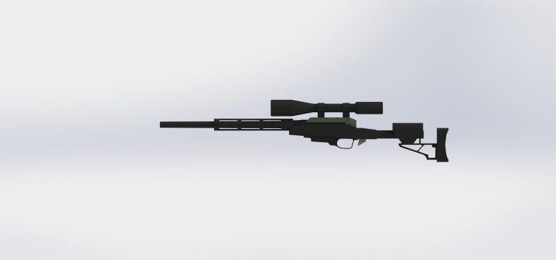 Snipers rifle 3D मॉडल .c4d .max .obj .3ds .fbx .stl .blend 