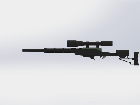 Snipers rifle 3D Model