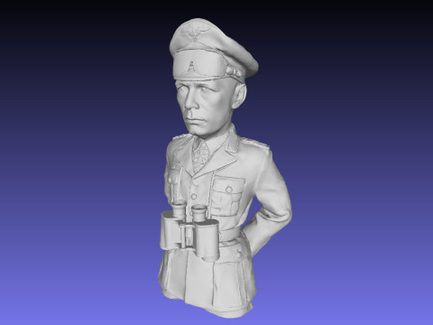 Бюст Роммеля 3D Принт Модель