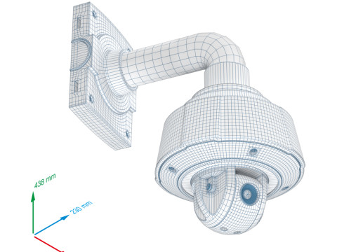 CCTV Camera Network 3D Model