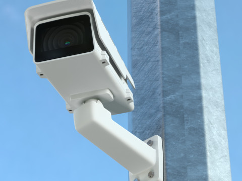 CCTV Camera Network 3D Model