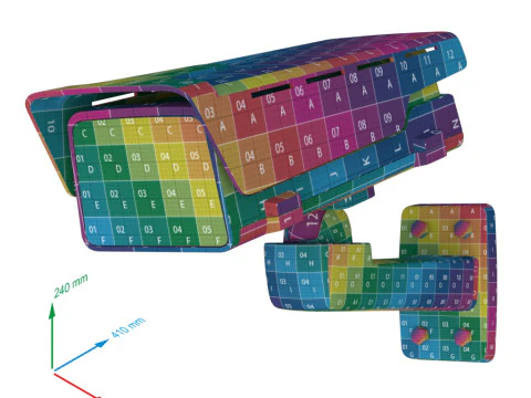 CCTV-cameranetwerk 3D Model