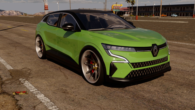 Renault Megan-E Tech 24 Modèle 3D .c4d .max .obj .3ds .fbx .stl .blend 