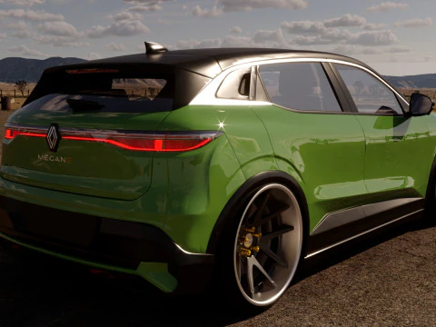Renault Megane-E Tech 24 Modello 3D