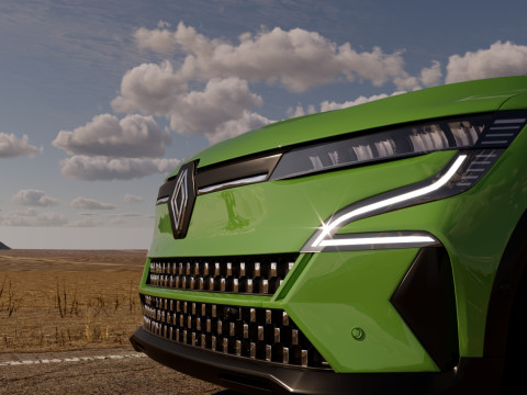 Renault Megan-E Tech 24 Modèle 3D