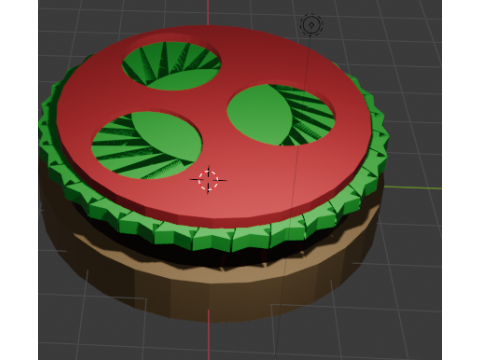 Burger lowpolly 3D Model
