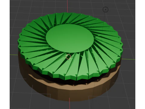 Burger lowpolly Model 3D