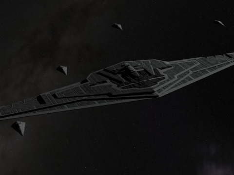 Supremacy Type mega - class Star Dreadnought 3Dモデル