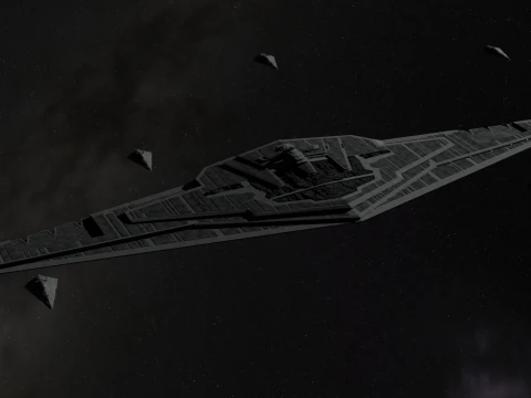 Typ supremacji mega - klasa Star Dreadnought Model 3D