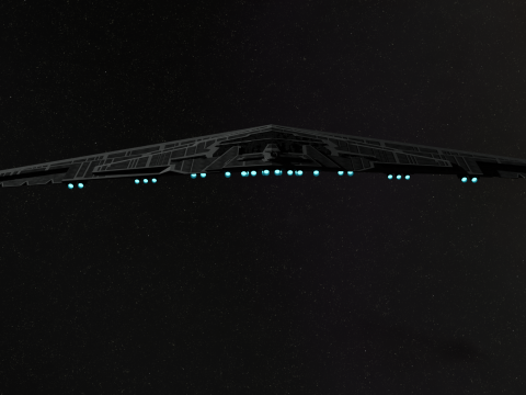 Supremacy Type mega - class Star Dreadnought 3D Model