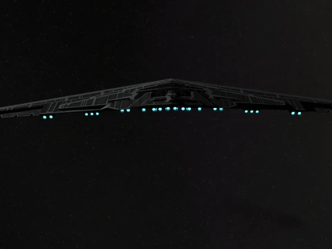 Supremacy Type mega - class Star Dreadnought 3D Model