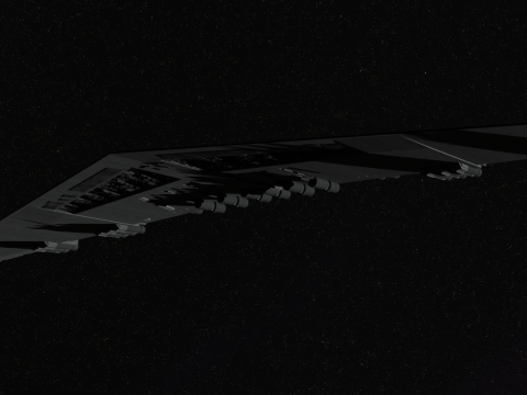 Supremacy Type mega - class Star Dreadnought 3D Model