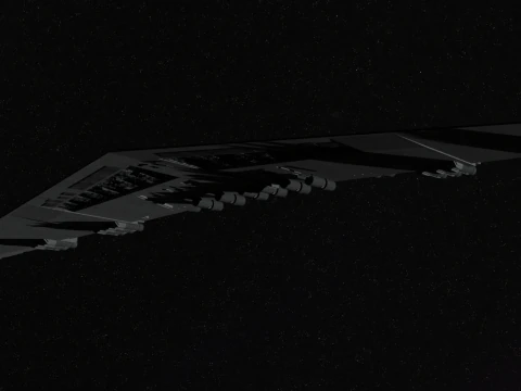 Supremacy Type mega - class Star Dreadnought 3D Model