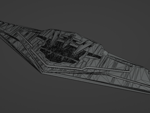Supremacy Type mega - class Star Dreadnought 3D Model