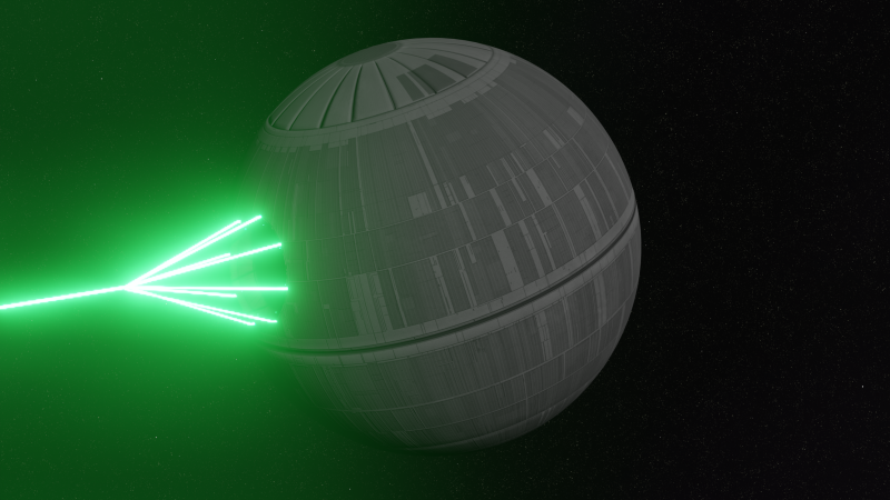 Death Star STAR WARS 3D मॉडल .c4d .max .obj .3ds .fbx .stl .blend 