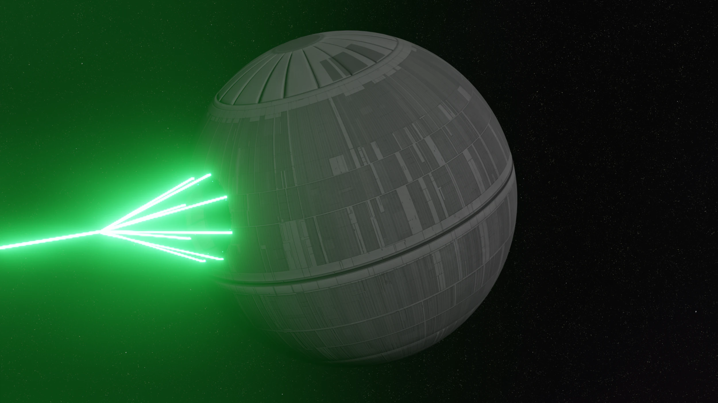 Death Star STAR WARS 3D Model .c4d .max .obj .3ds .fbx .stl .blend 