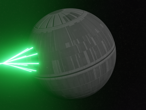 Death Star STAR WARS 3D मॉडल